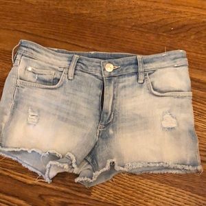 Denim shorts